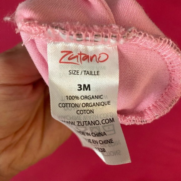 Pink Zutano Booties 3 months - Picture 2 of 2